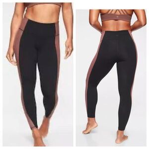 ATHLETA SALUTATION COLORBLOCK ASYM 7/8 IN POWERVITA Small‎